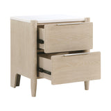 Matteo Light Oak Nightstand from Homelegance - Luna Furniture