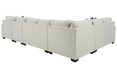 Lowder Stone 5-Piece RAF Chaise Sectional from Ashley - Luna Furniture