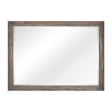 Newell Light Brown Mirror (Mirror Only) -  Homelegance - Luna Furniture