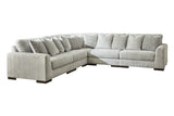 Regent Park Pewter 5-Piece Sectional -  Ashley - Luna Furniture