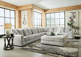 Regent Park Pewter 6-Piece Sectional -  Ashley - Luna Furniture