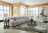 Regent Park Pewter 6-Piece Sectional -  Ashley - Luna Furniture