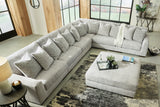 Regent Park Pewter 6-Piece Sectional -  Ashley - Luna Furniture