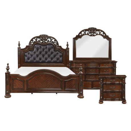 1468-1*4 4pc Set (QB+NS+DR+MR) - Luna Furniture