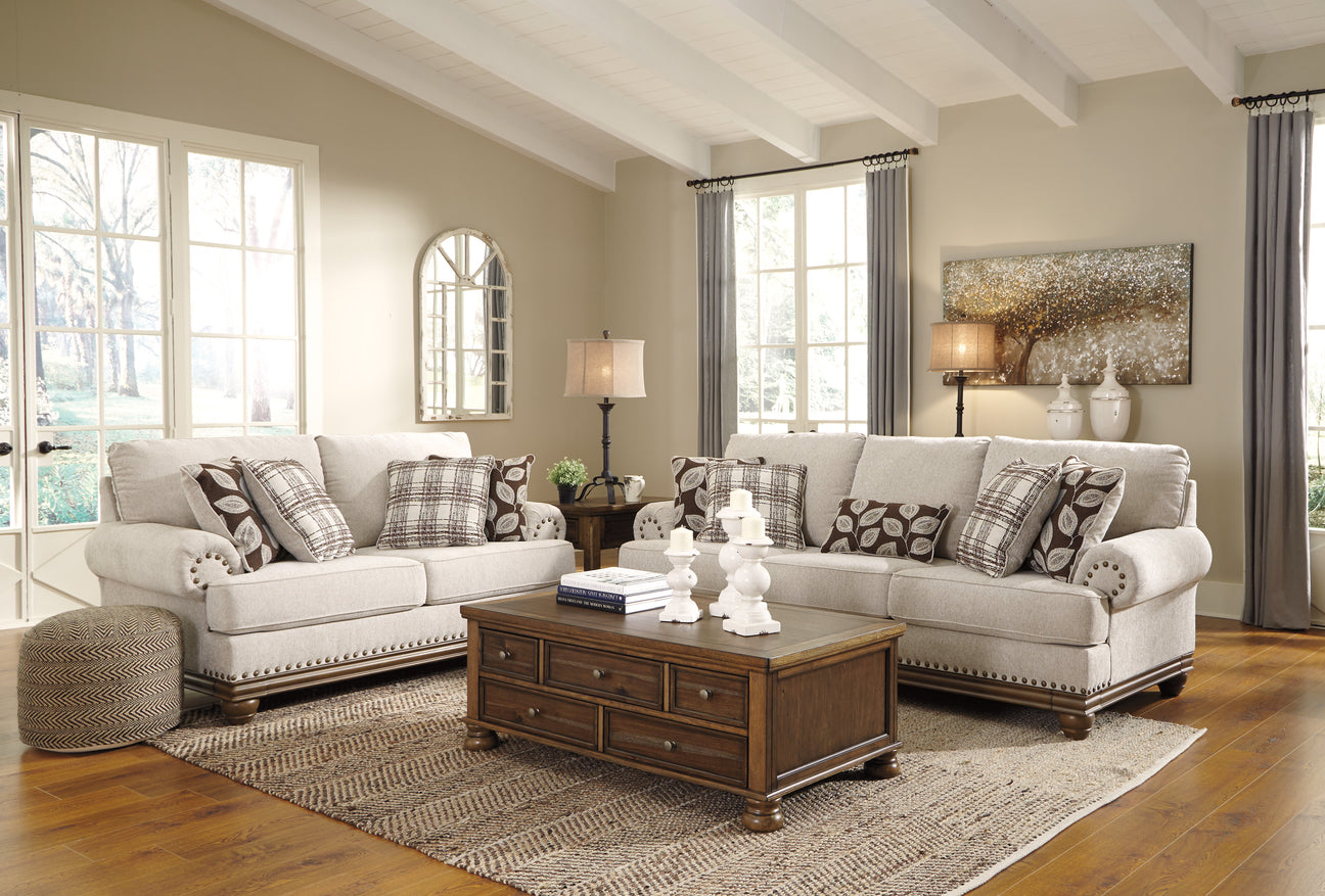 Harleson Wheat Living Room Set from Ashley - Luna Furniture