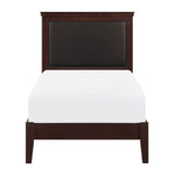 Seabright Cherry Twin Panel Bed from Homelegance - Luna Furniture