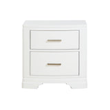 Hudson White Nightstand from Homelegance - Luna Furniture