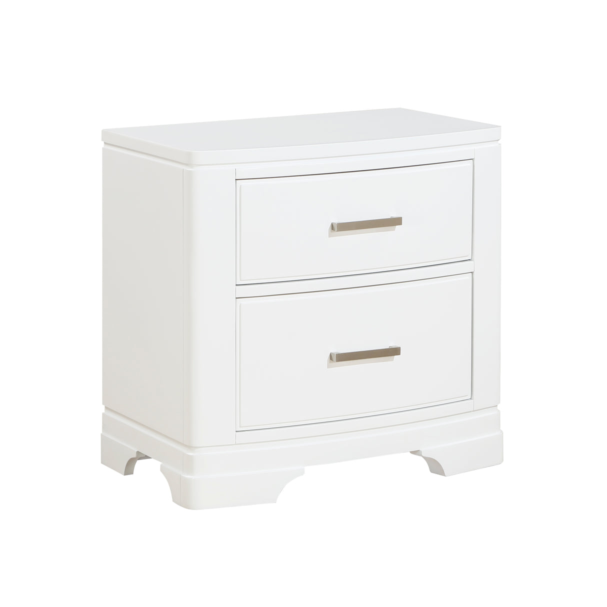 Hudson White Nightstand from Homelegance - Luna Furniture