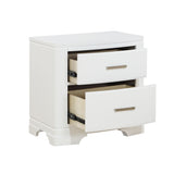 Hudson White Nightstand from Homelegance - Luna Furniture