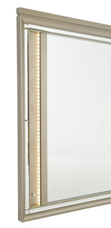 Bijou Champagne LED Mirror - Luna Furniture