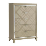 Bijou Champagne Chest - Luna Furniture