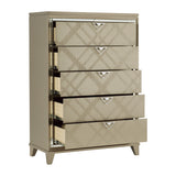 Bijou Champagne Chest - Luna Furniture