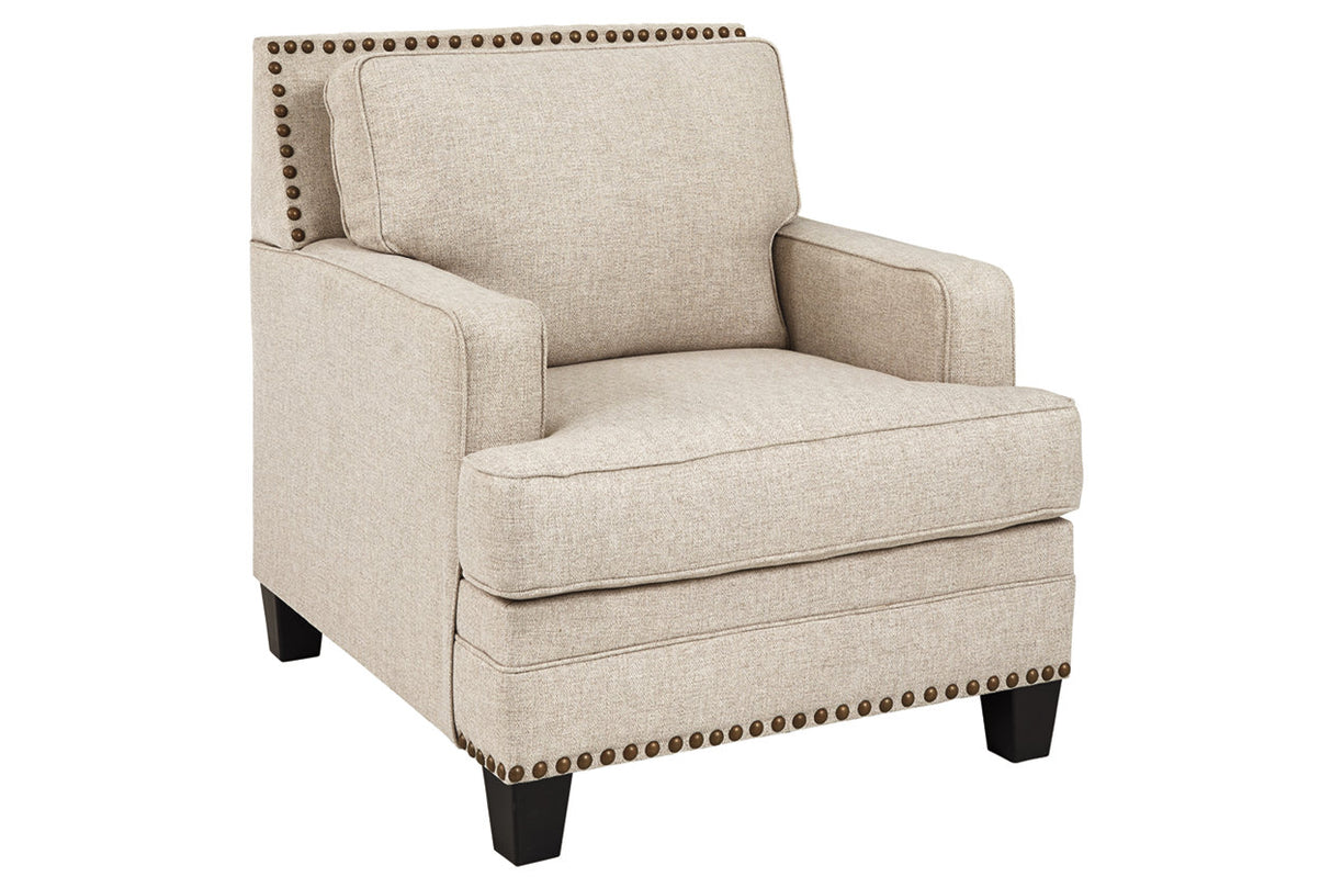 Claredon Linen Chair from Ashley - Luna Furniture