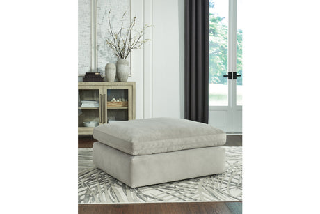 Sophie Gray Oversized Accent Ottoman -  Ashley - Luna Furniture