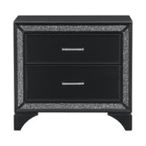 Salon Black Nightstand