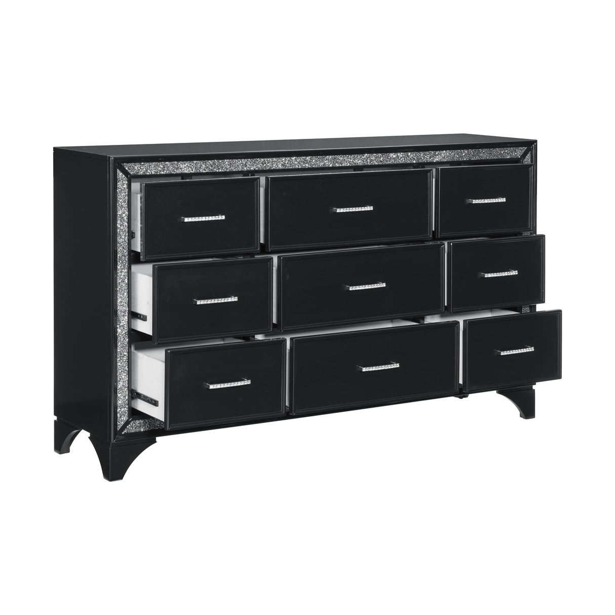 Salon Black Dresser