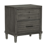 Wittenberry Gray Nightstand from Homelegance - Luna Furniture