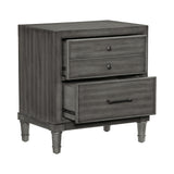 Wittenberry Gray Nightstand from Homelegance - Luna Furniture