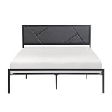 Keegan Gunmetal Queen Platform Bed from Homelegance - Luna Furniture