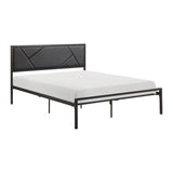 Keegan Gunmetal Queen Platform Bed from Homelegance - Luna Furniture