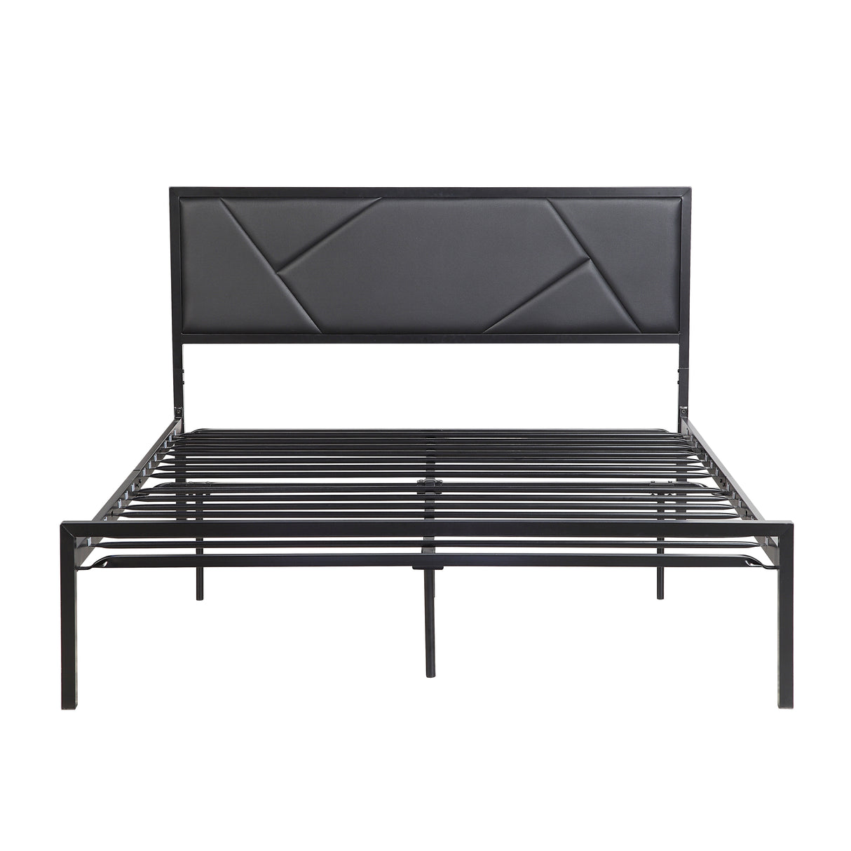 Keegan Gunmetal Queen Platform Bed from Homelegance - Luna Furniture