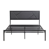 Keegan Gunmetal Queen Platform Bed from Homelegance - Luna Furniture