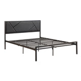 Keegan Gunmetal Queen Platform Bed from Homelegance - Luna Furniture