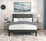 Raina Gray Queen Platform Bed from Homelegance - Luna Furniture