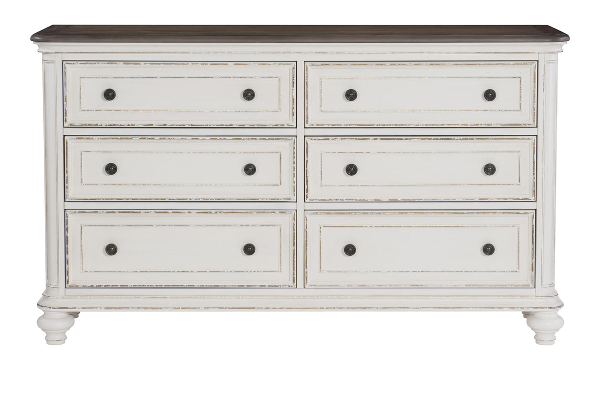 Baylesford Antique White Dresser - Luna Furniture