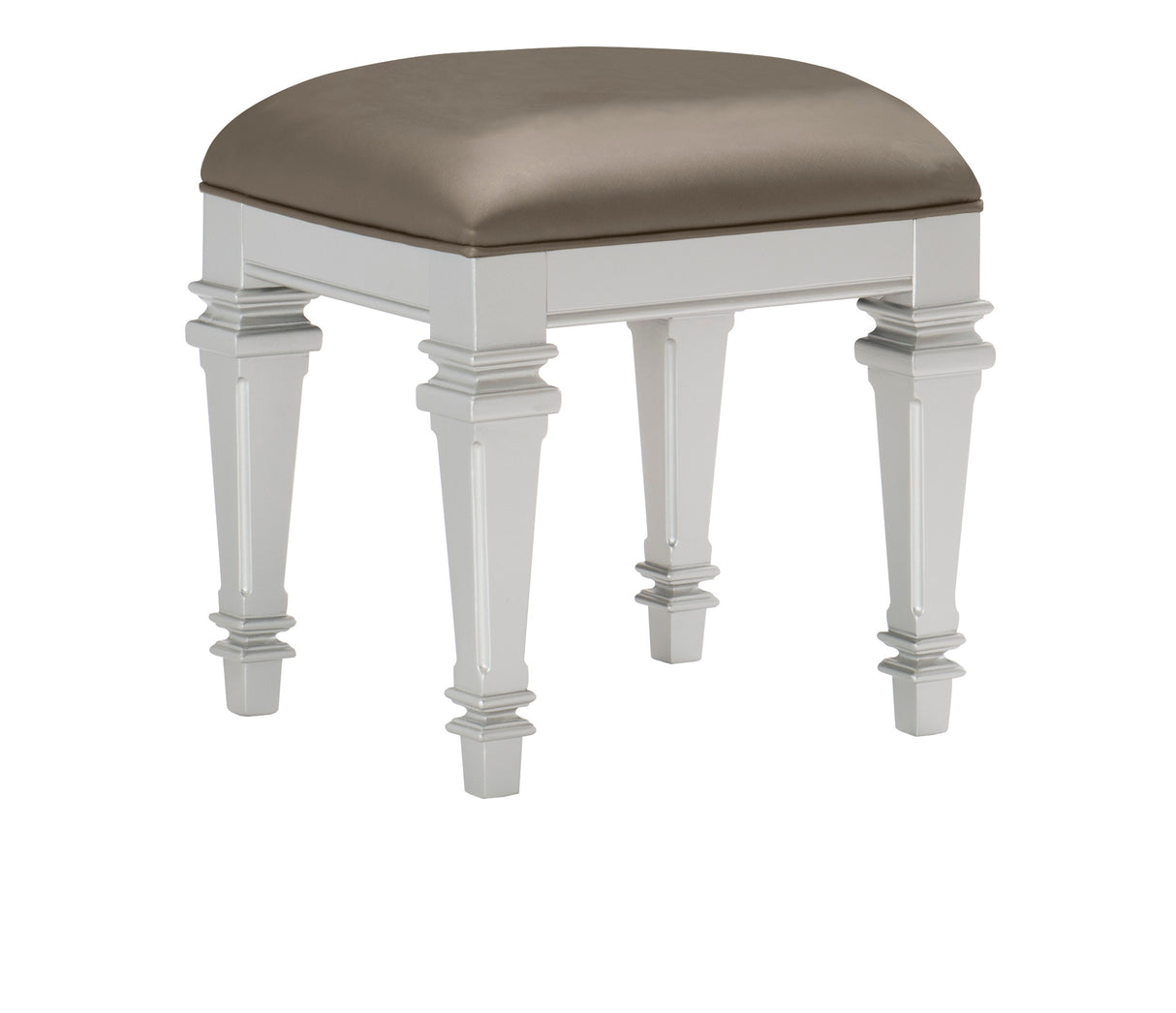 Avondale Silver Vanity Stool from Homelegance - Luna Furniture