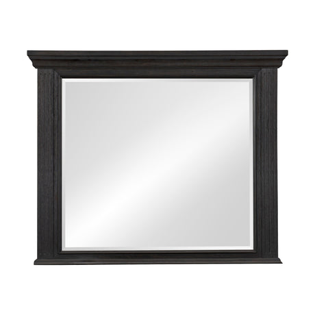 Bolingbrook Wire-Brushed Charcoal Mirror (Mirror Only) from Homelegance - Luna Furniture