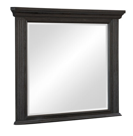 Bolingbrook Wire-Brushed Charcoal Mirror (Mirror Only) from Homelegance - Luna Furniture