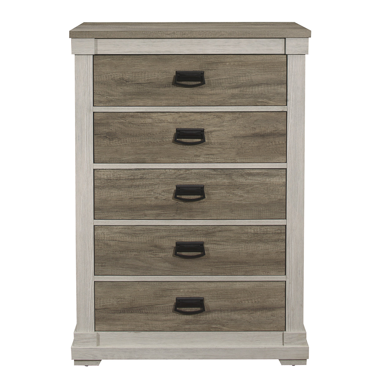 Arcadia White/Weathered Gray Chest from Homelegance - Luna Furniture