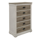 Arcadia White/Weathered Gray Chest from Homelegance - Luna Furniture