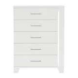 Kerren White High Gloss Chest, LED Lighting from Homelegance - Luna Furniture