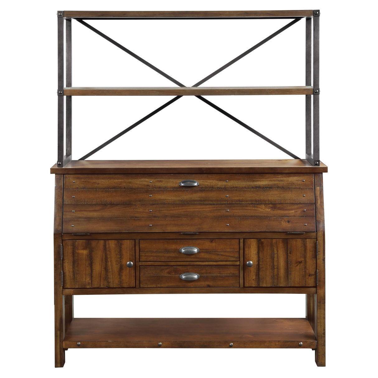 Holverson Rustic Brown Baker's Rack -  Homelegance - Luna Furniture