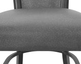 Camelia Gray PU Leather Counter Height Chair, Set of 2 -  Crown Mark - Luna Furniture