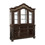 Catalonia Cherry Buffet & Hutch -  Homelegance - Luna Furniture