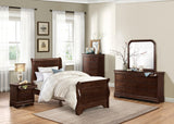 Abbeville Cherry Dresser, Two Hidden Drawers from Homelegance - Luna Furniture