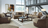 Alesbury Chocolate Living Room Set -  Ashley - Luna Furniture