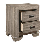 Beechnut Light Elm Nightstand - Luna Furniture