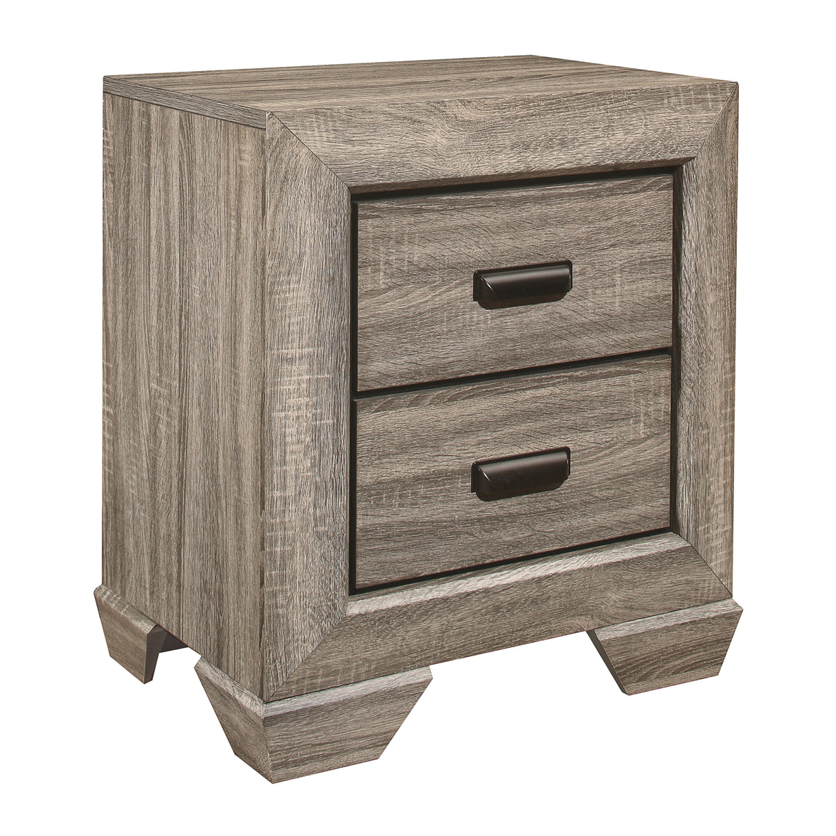 Beechnut Light Elm Nightstand - Luna Furniture