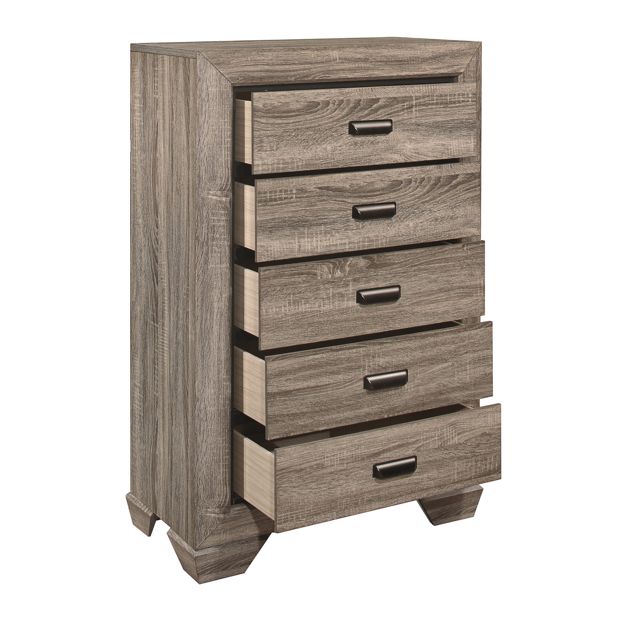 Beechnut Light Elm Panel Youth Bedroom Set - Luna Furniture