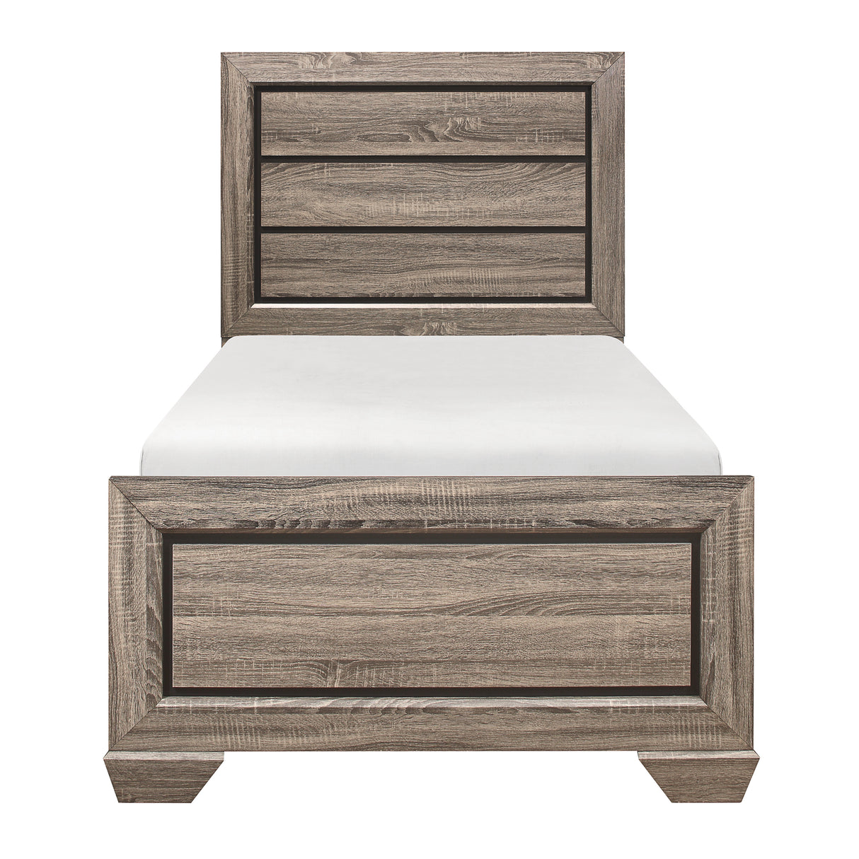 Beechnut Light Elm Panel Youth Bedroom Set - Luna Furniture