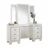 1916W-15* (3)Vanity Dresser with Mirror - Luna Furniture