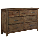 Jerrick Burnished Brown Dresser from Homelegance - Luna Furniture