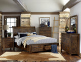 Jerrick Burnished Brown Dresser from Homelegance - Luna Furniture