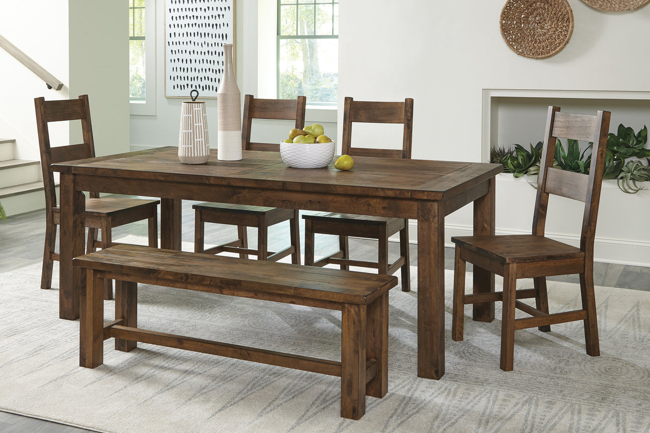 Jerrick Burnished Brown Dining Set from Homelegance - Luna Furniture