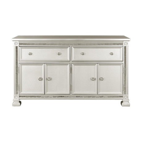 Bevelle Silver Buffet from Homelegance - Luna Furniture