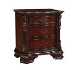 Sheffield Dark Cherry Nightstand - Luna Furniture